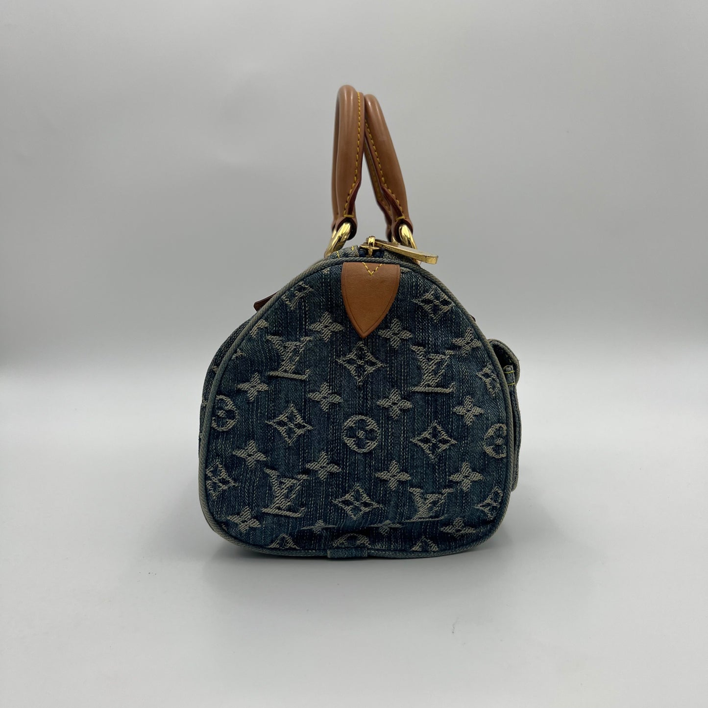 LV Blue Monogram Denim Neo Speedy