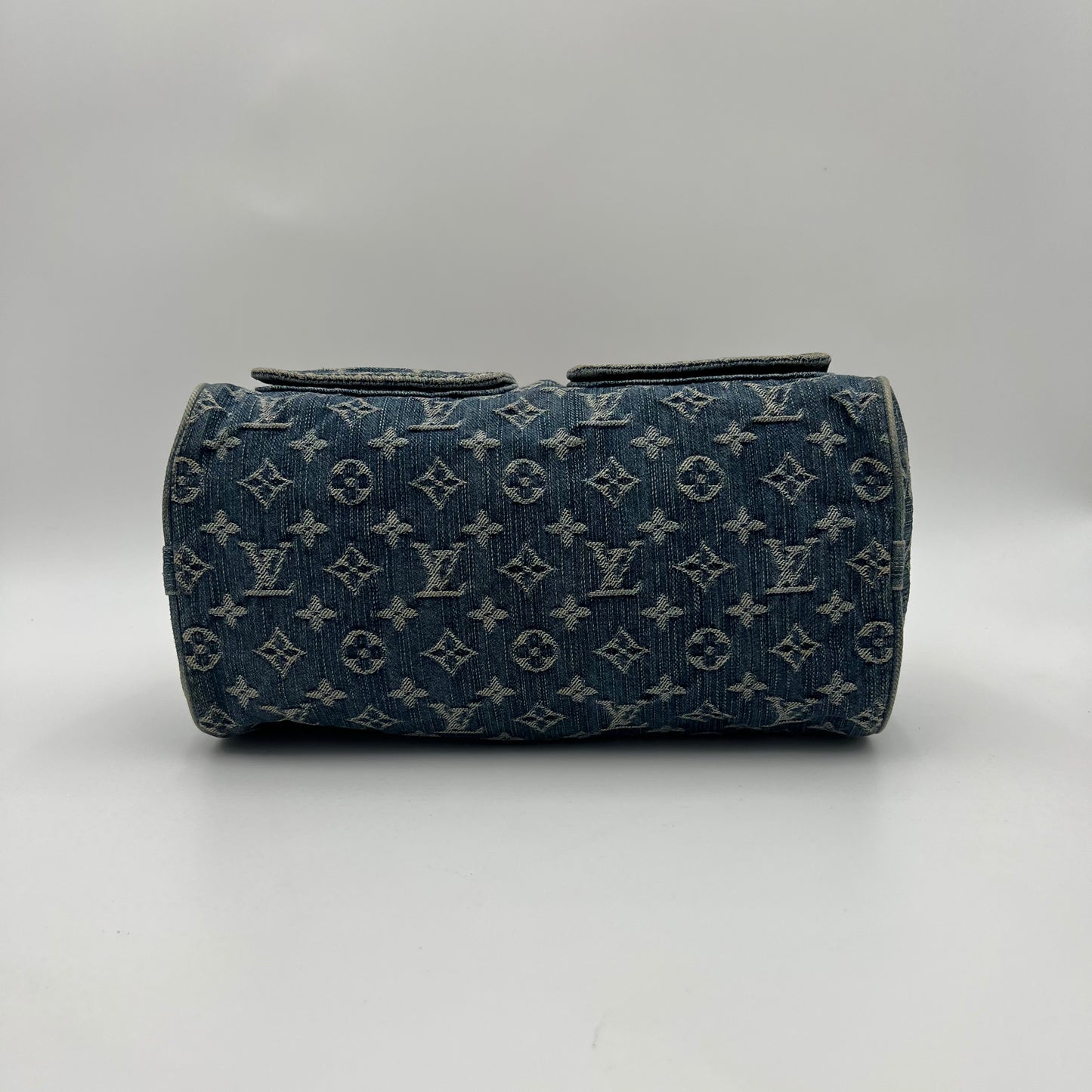 LV Blue Monogram Denim Neo Speedy