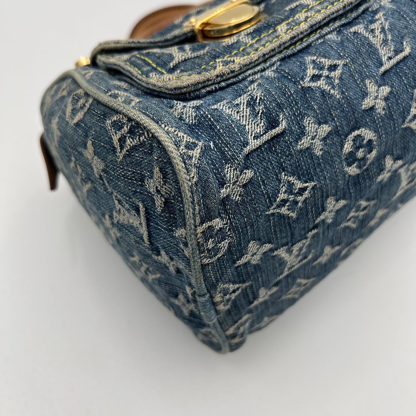 LV Blue Monogram Denim Neo Speedy