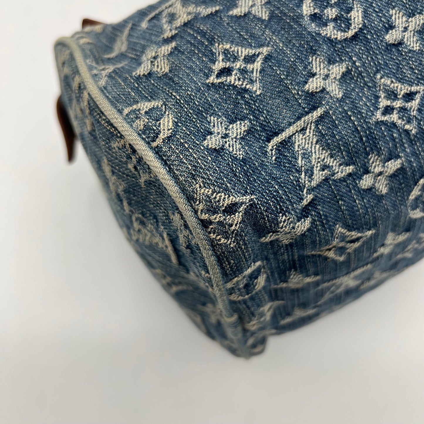 LV Blue Monogram Denim Neo Speedy