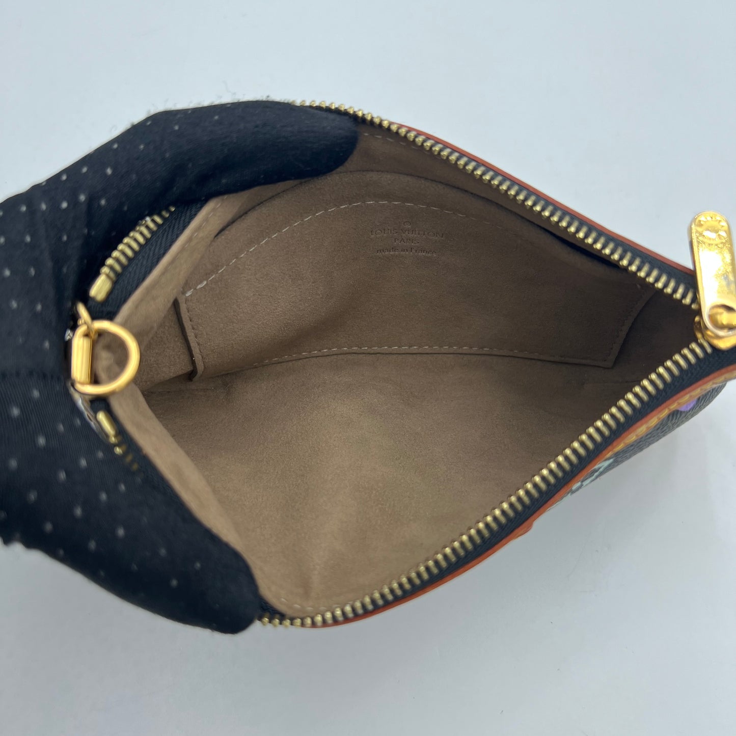 LV Takashi Murakami Black Multicolor Milla Pochette MM