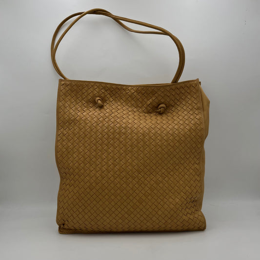 Bottega Veneta Yellow Intrecciato Tote Bag