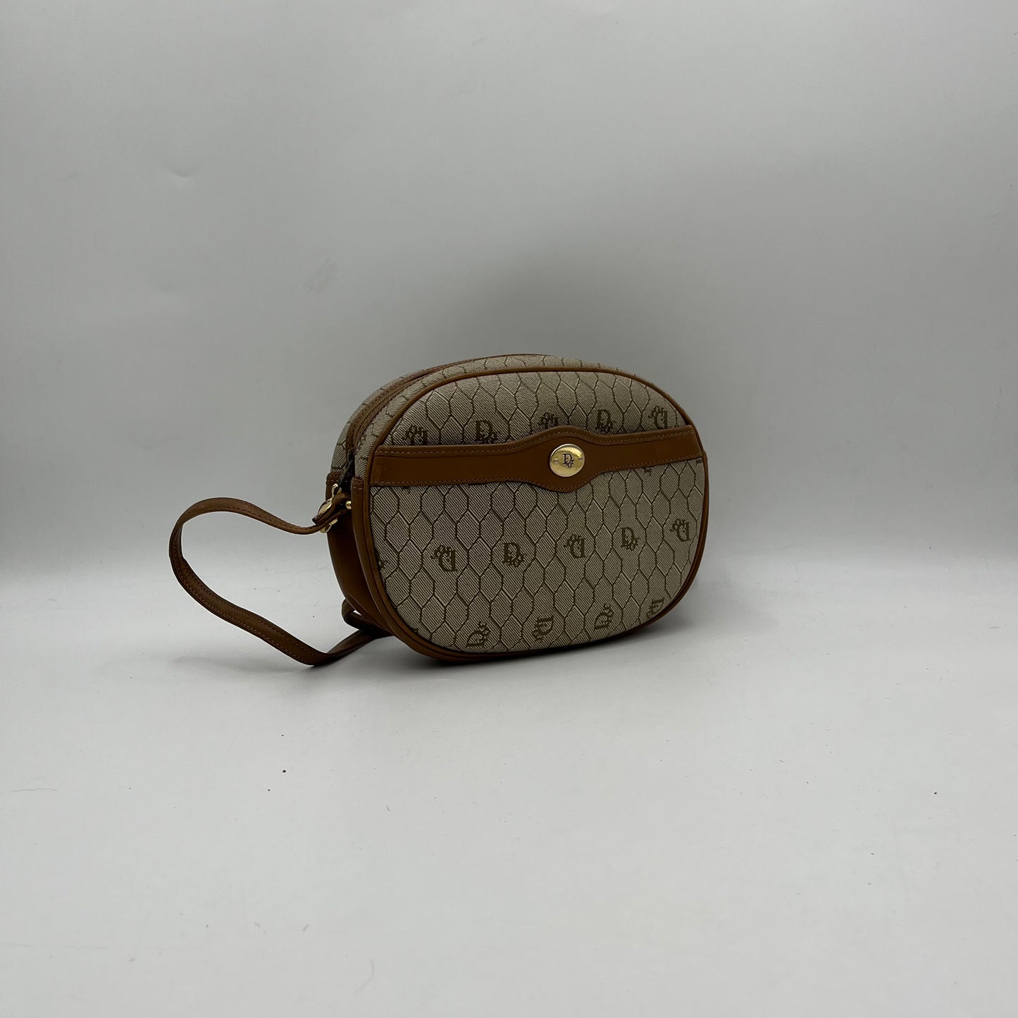 Christian Dior Light Honeycomb Oblong Crossbody