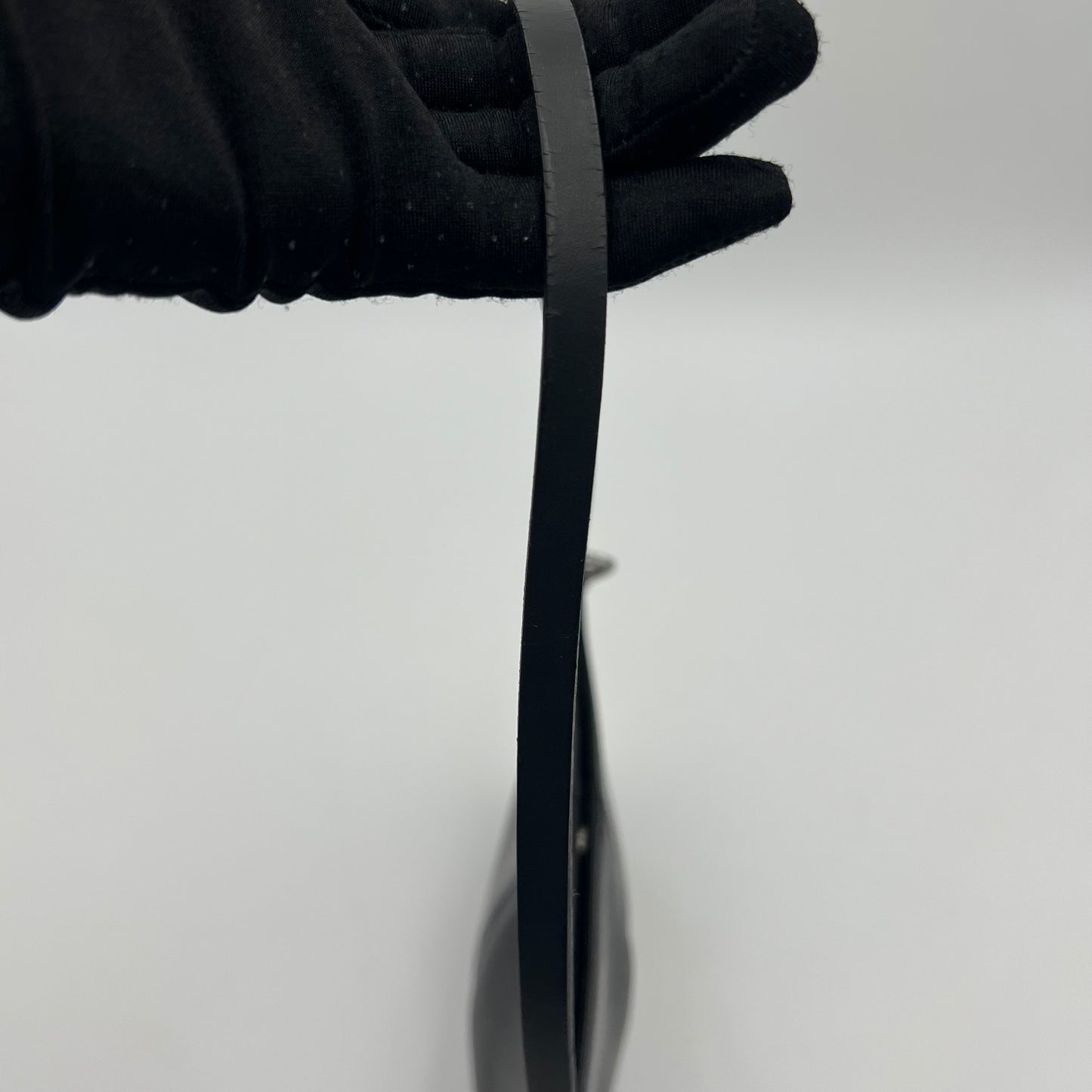 LV Black Epi Demi-Lune Pochette