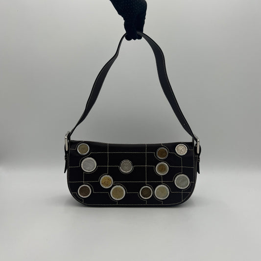 Celine Paris Limited Ed Eurodyssey Coin Collection Flap Shoulder Bag