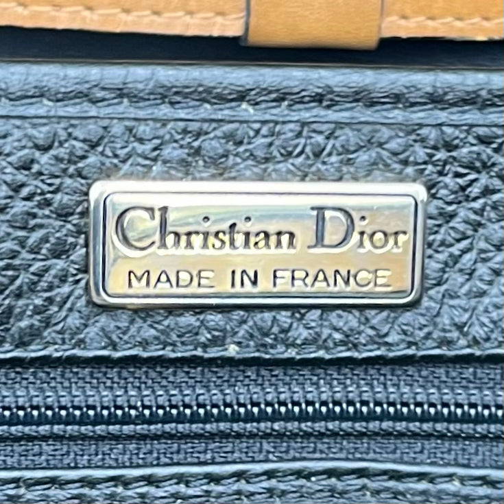 Christian Dior Black Leather Kelly