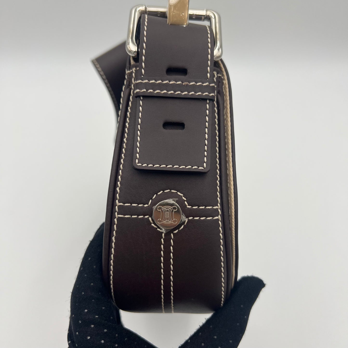 Celine Paris Limited Ed Eurodyssey Coin Collection Flap Shoulder Bag