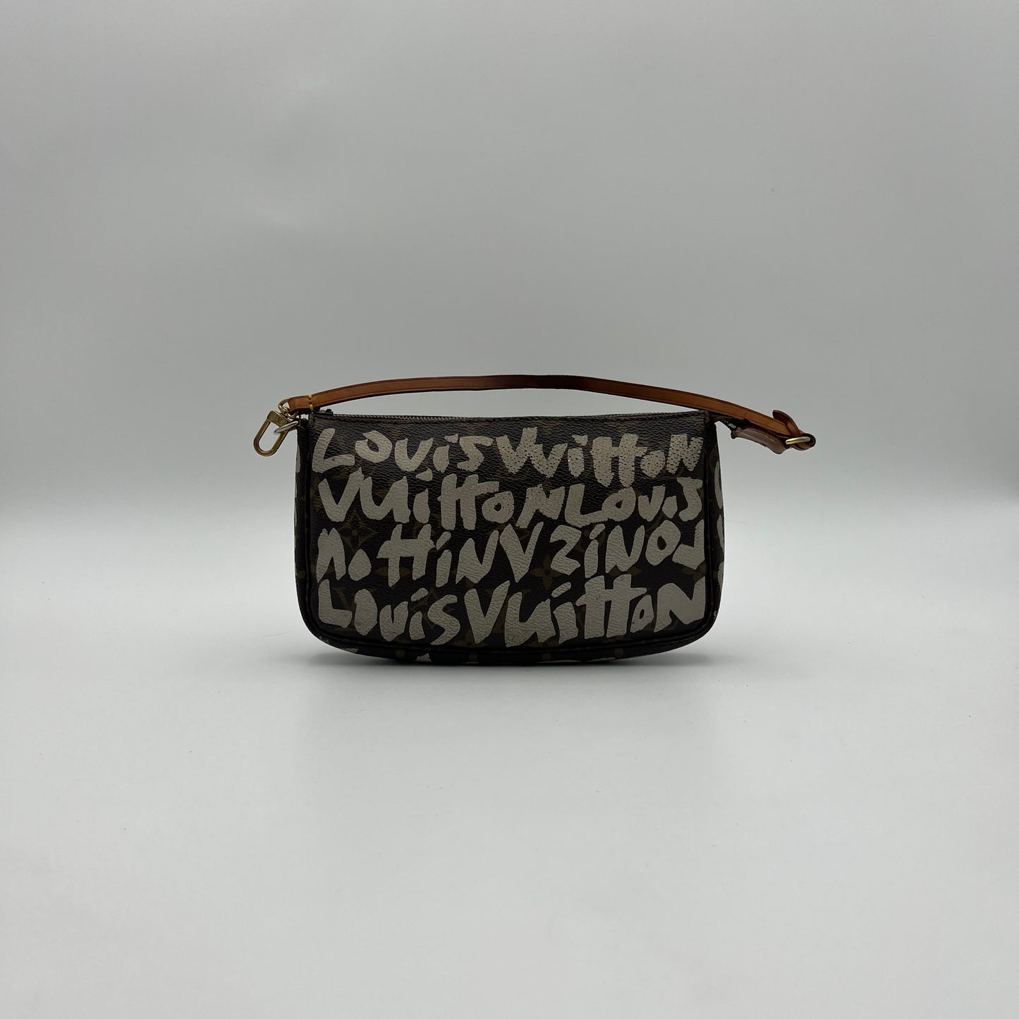 LV Stephen Sprouse White Graffiti Pochette