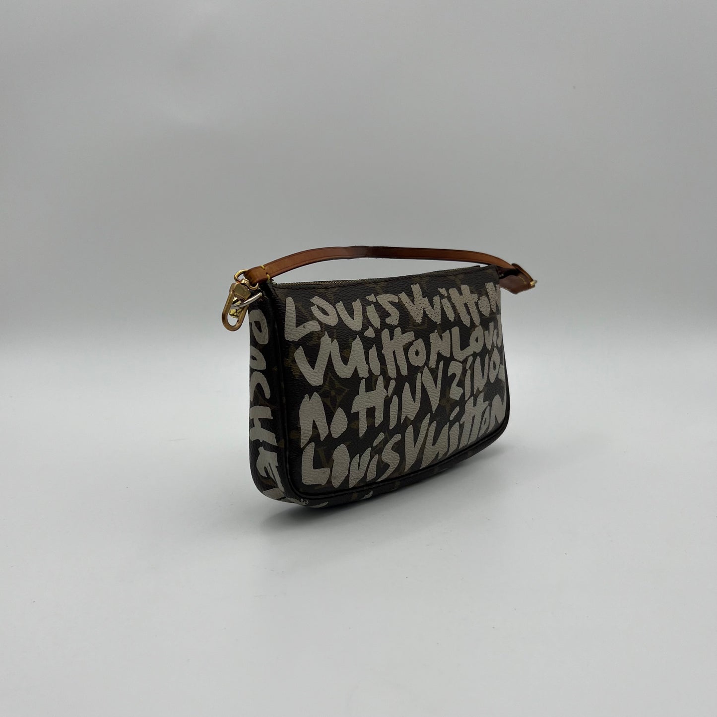 LV Stephen Sprouse White Graffiti Pochette