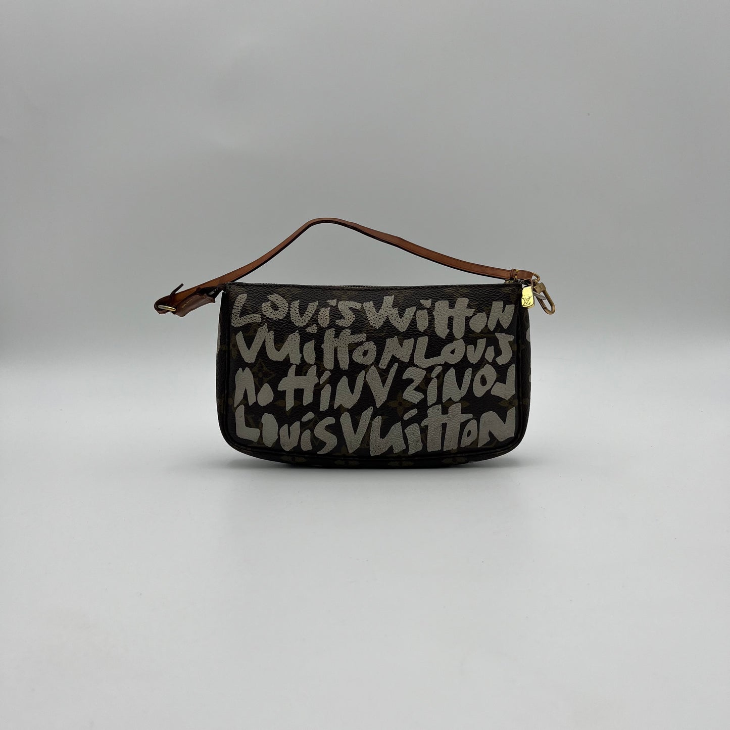 LV Stephen Sprouse White Graffiti Pochette