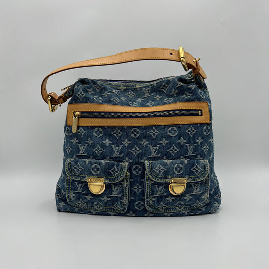 LV Monogram Denim Baggy GM