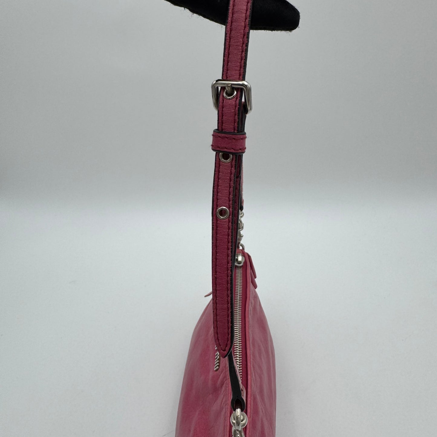 Miu Miu Pink Vitello Lux Box Pochette SHW