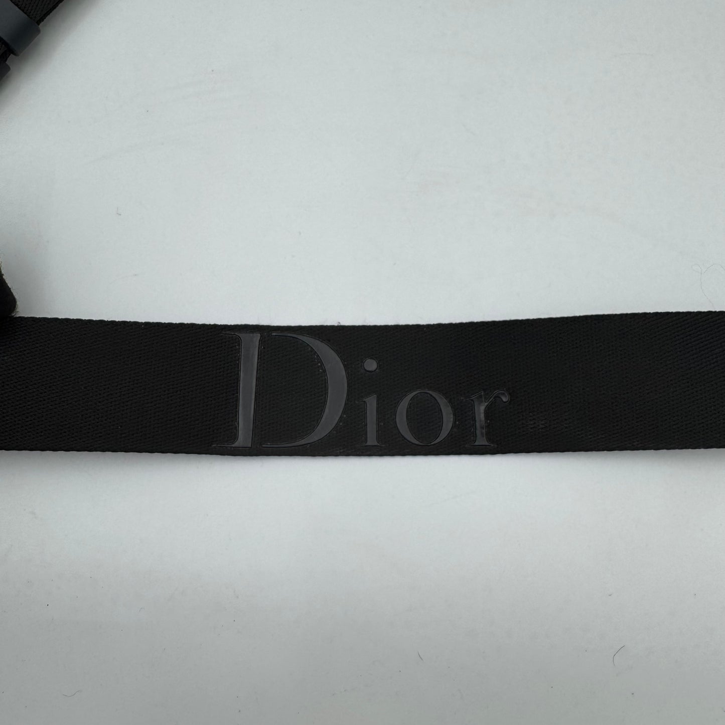 Christian Dior Blue Oblique Canvas Large Hobo Crossbody