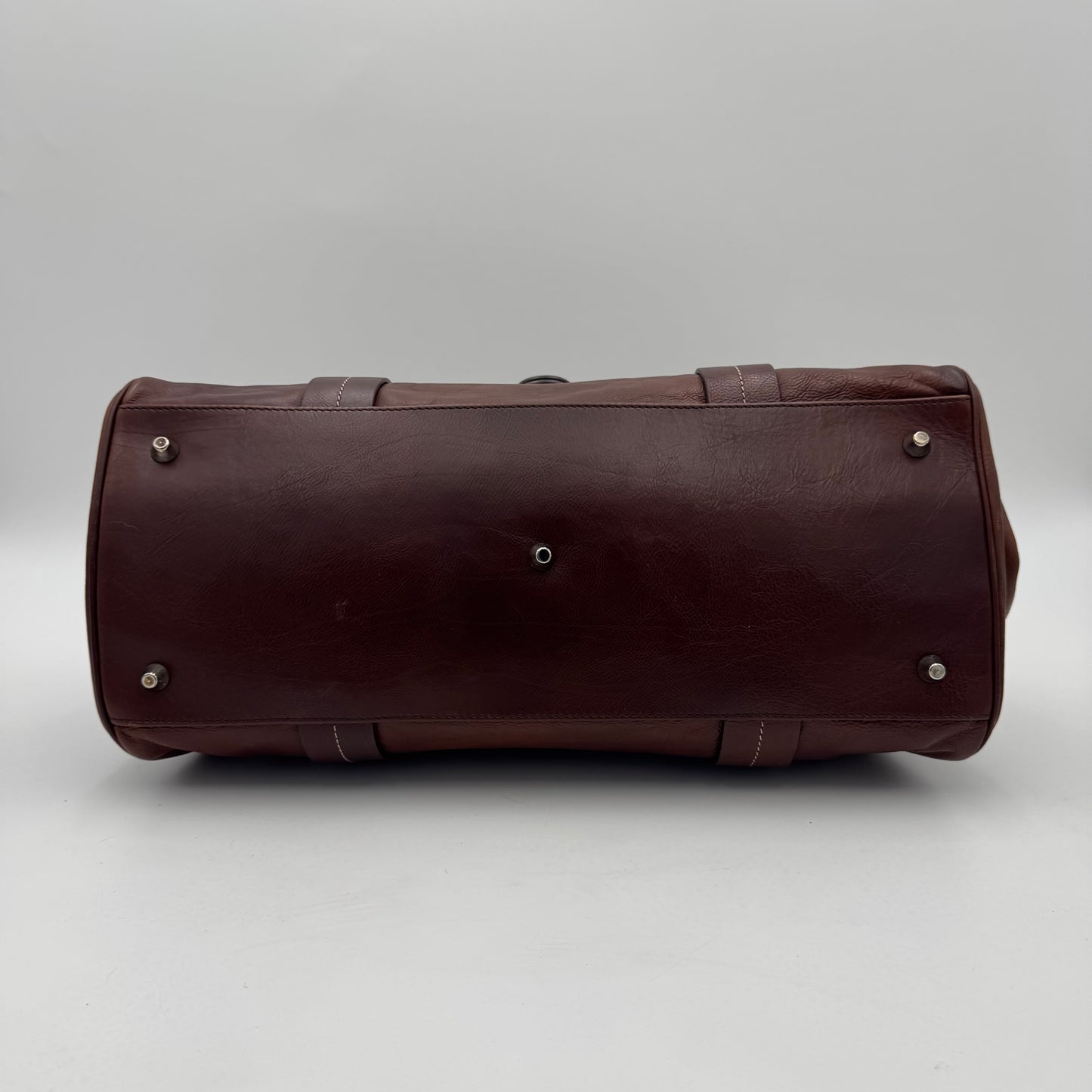Christian Dior by John Galliano Brown Leather Detective Satchel