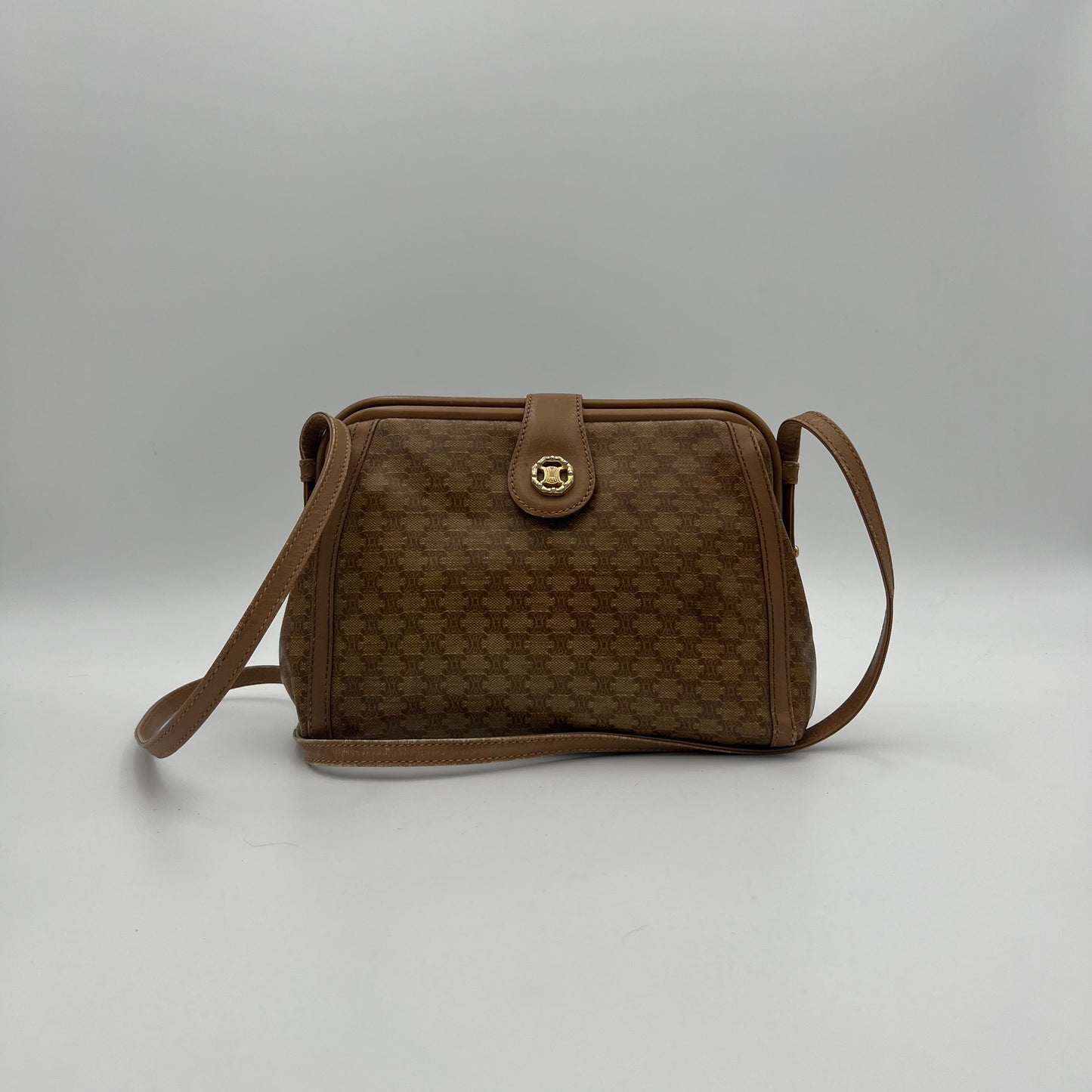 Celine Paris Macadam PVC Triomphe Crossbody