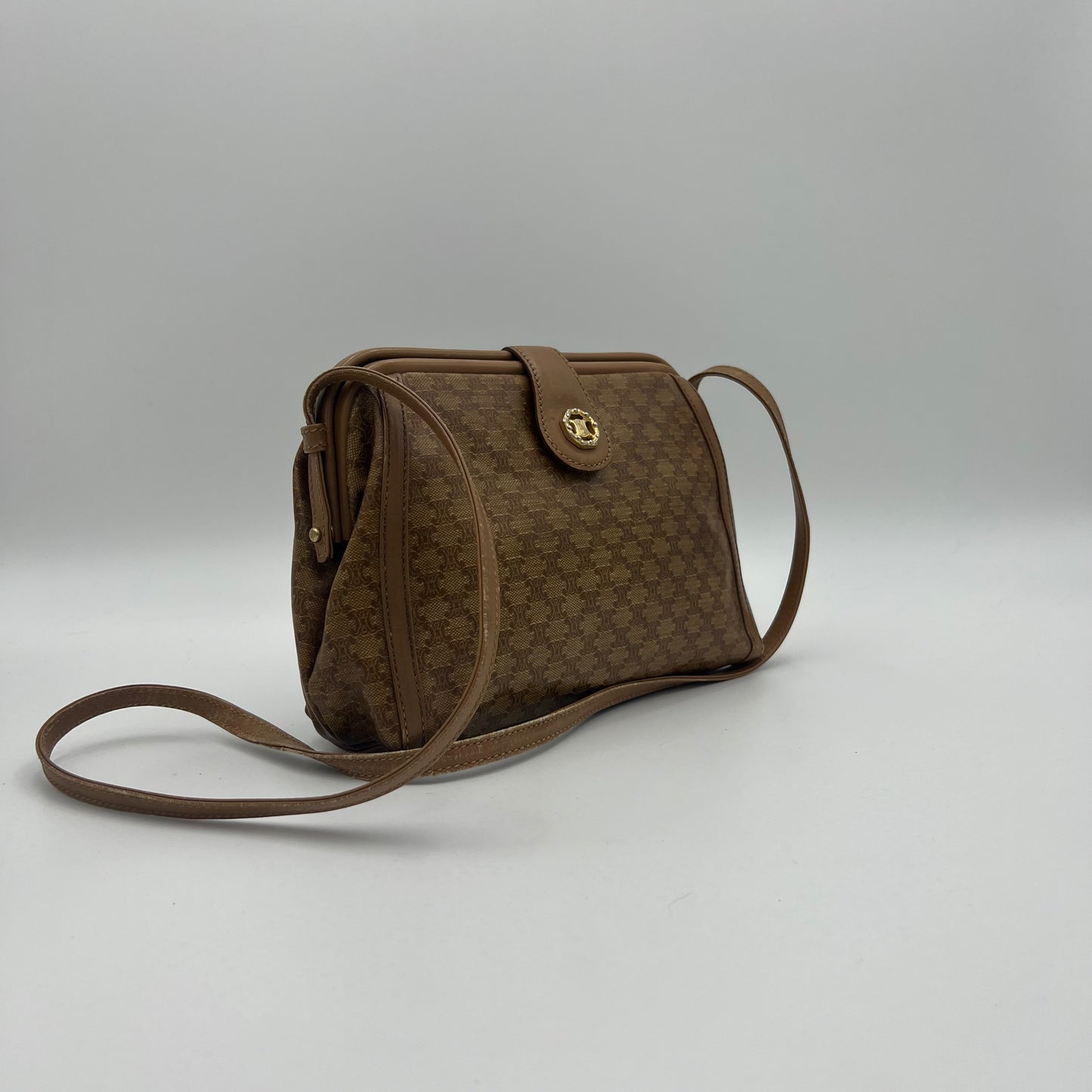 Celine Paris Macadam PVC Triomphe Crossbody