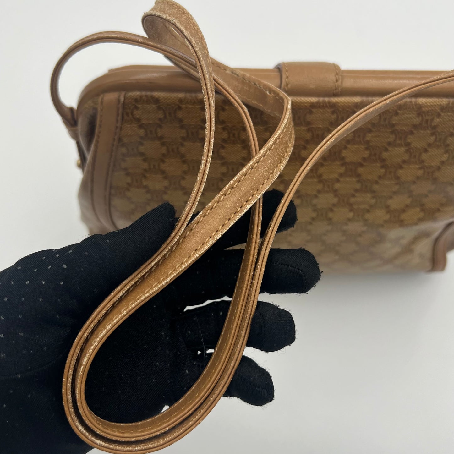 Celine Paris Macadam PVC Triomphe Crossbody
