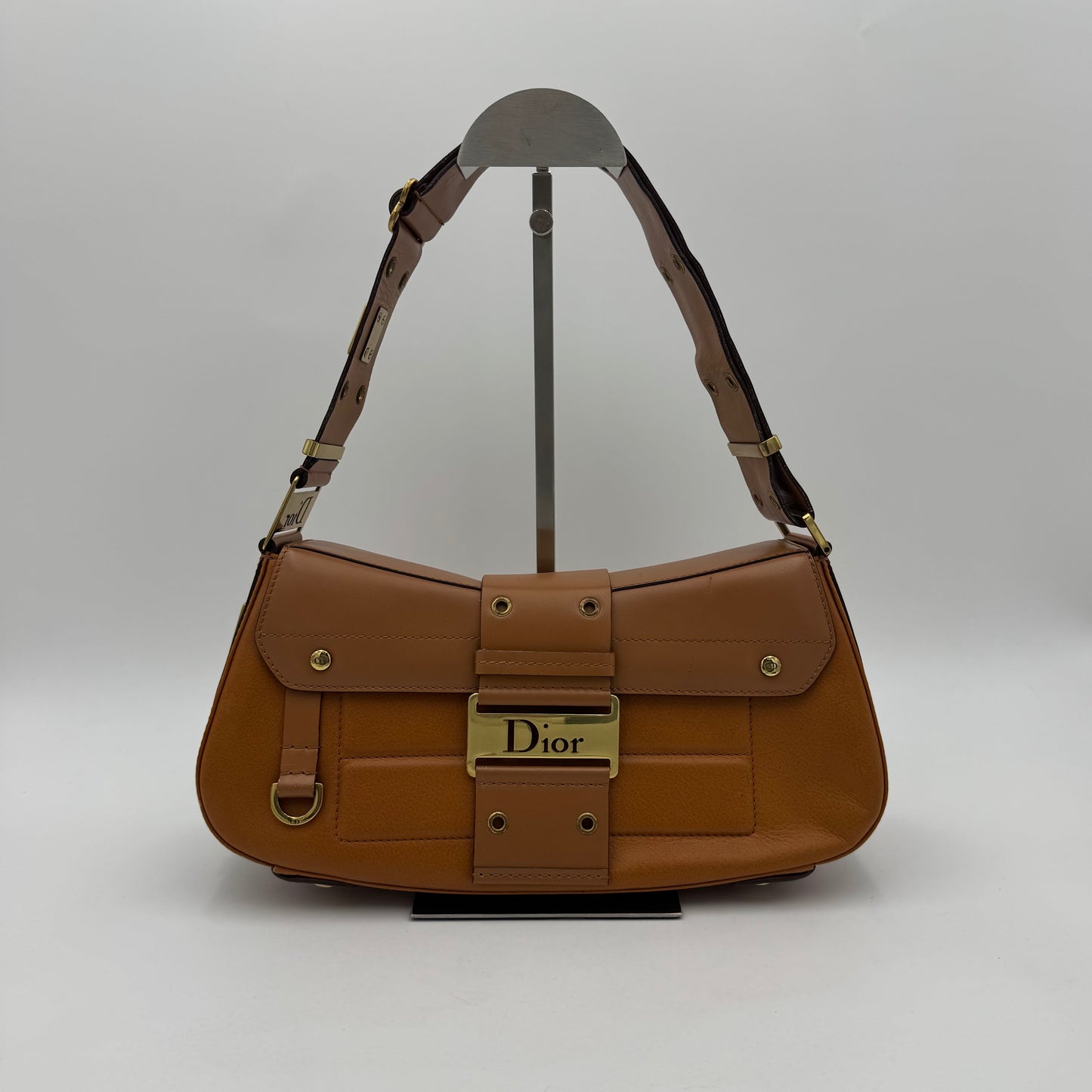 Christian Dior Brown Leather Street Chic Columbus