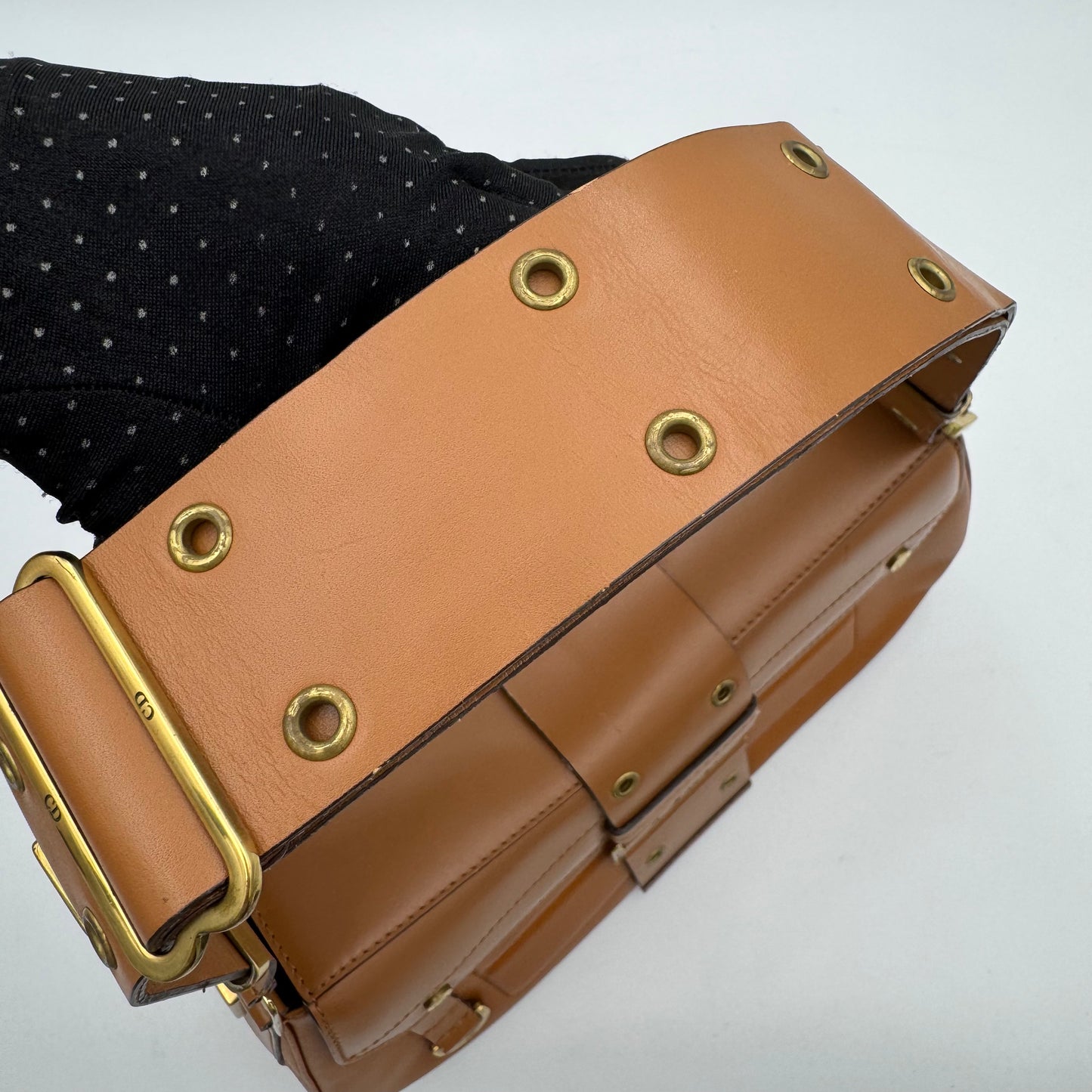 Christian Dior Brown Leather Street Chic Columbus