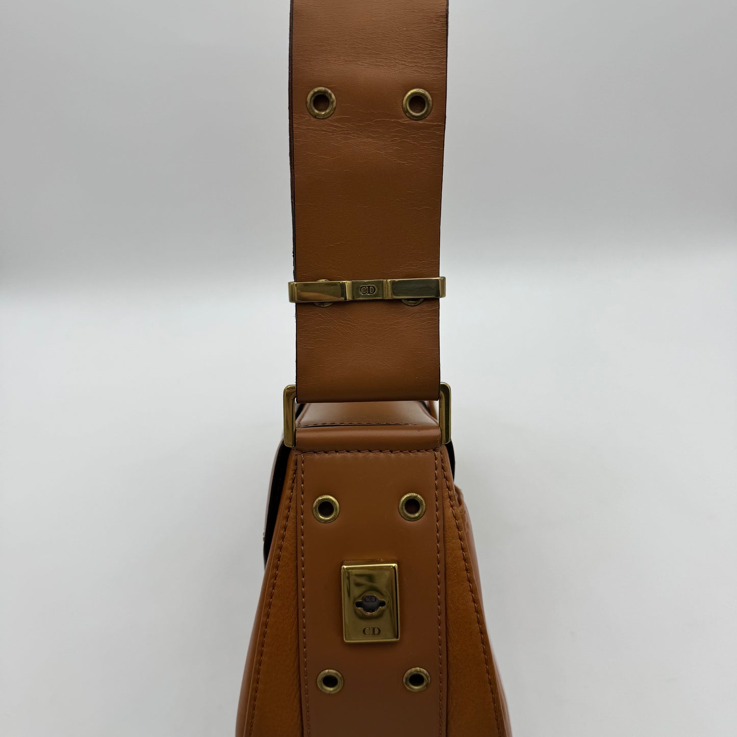 Christian Dior Brown Leather Street Chic Columbus