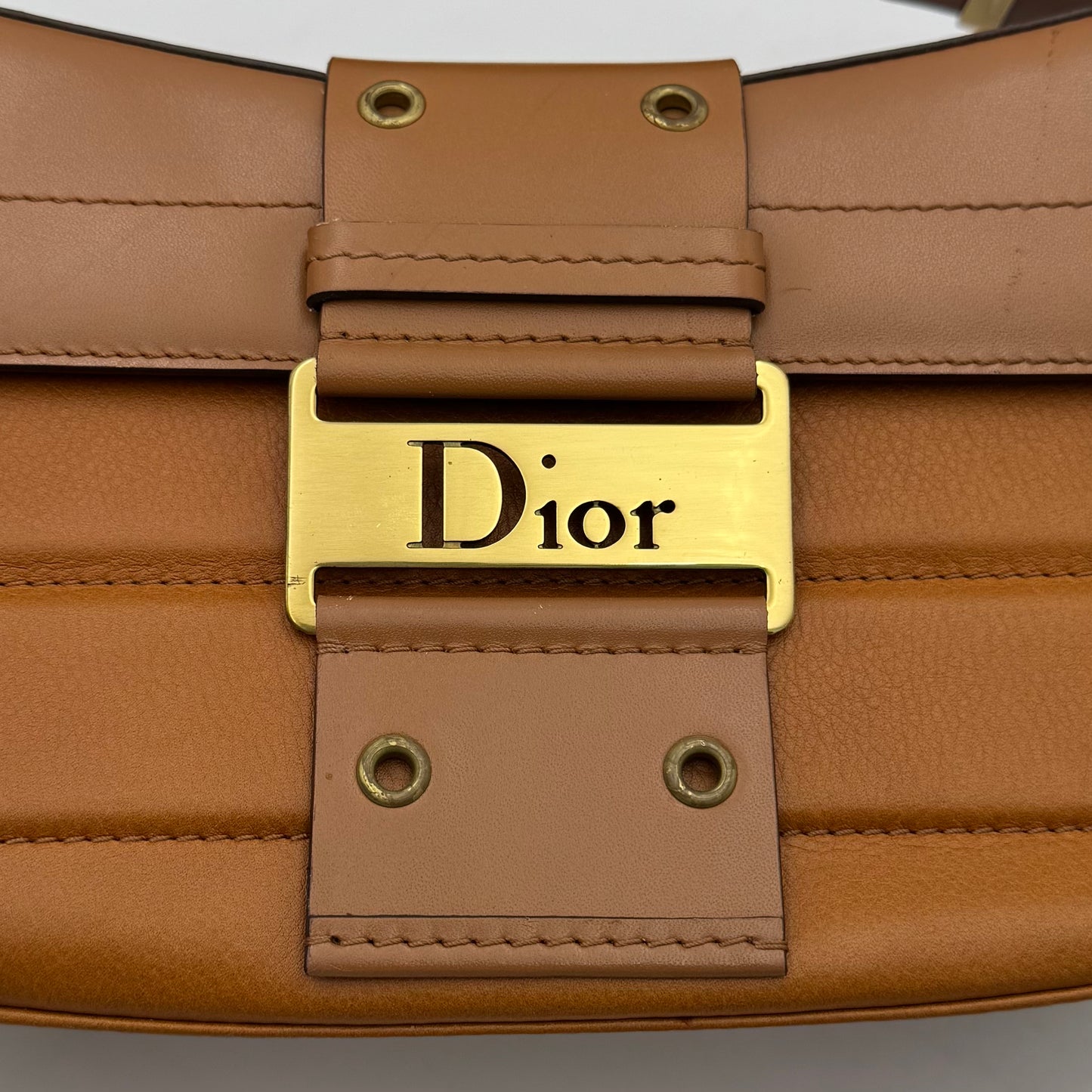 Christian Dior Brown Leather Street Chic Columbus