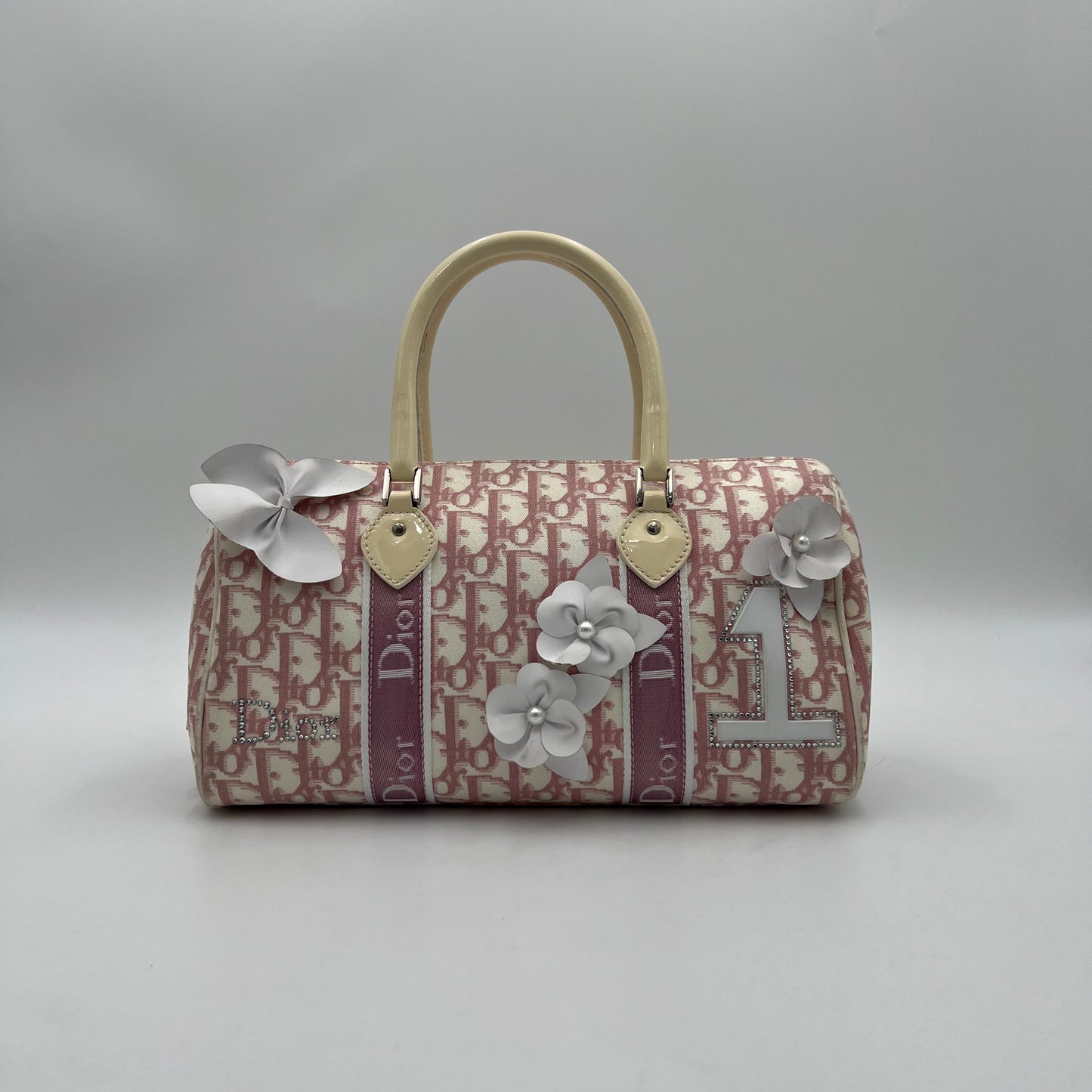 Christian Dior Pink Trotter Girly Boston Bag