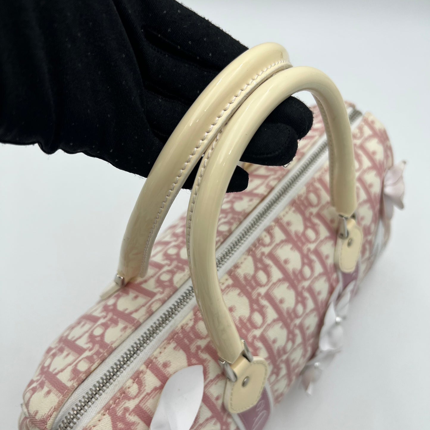 Christian Dior Pink Trotter Girly Boston Bag
