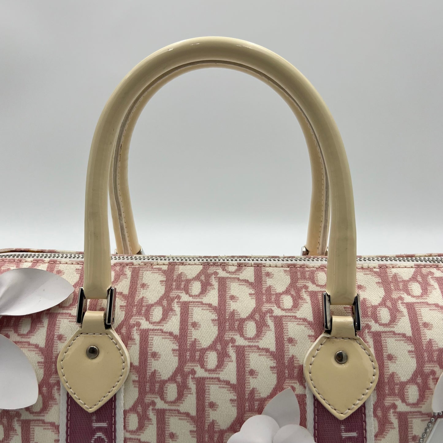Christian Dior Pink Trotter Girly Boston Bag