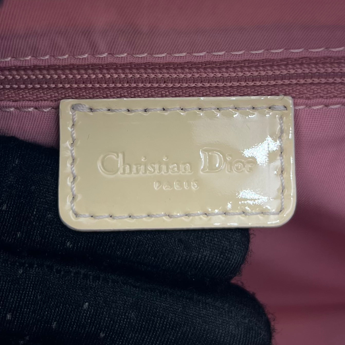 Christian Dior Pink Trotter Girly Boston Bag