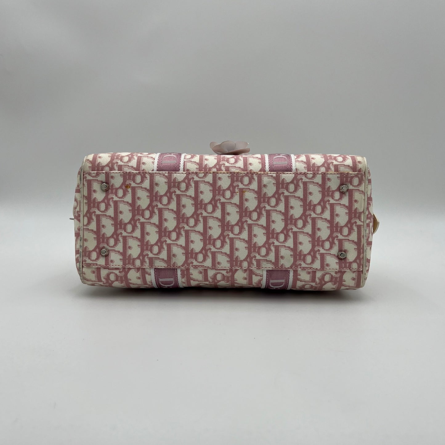 Christian Dior Pink Trotter Girly Boston Bag