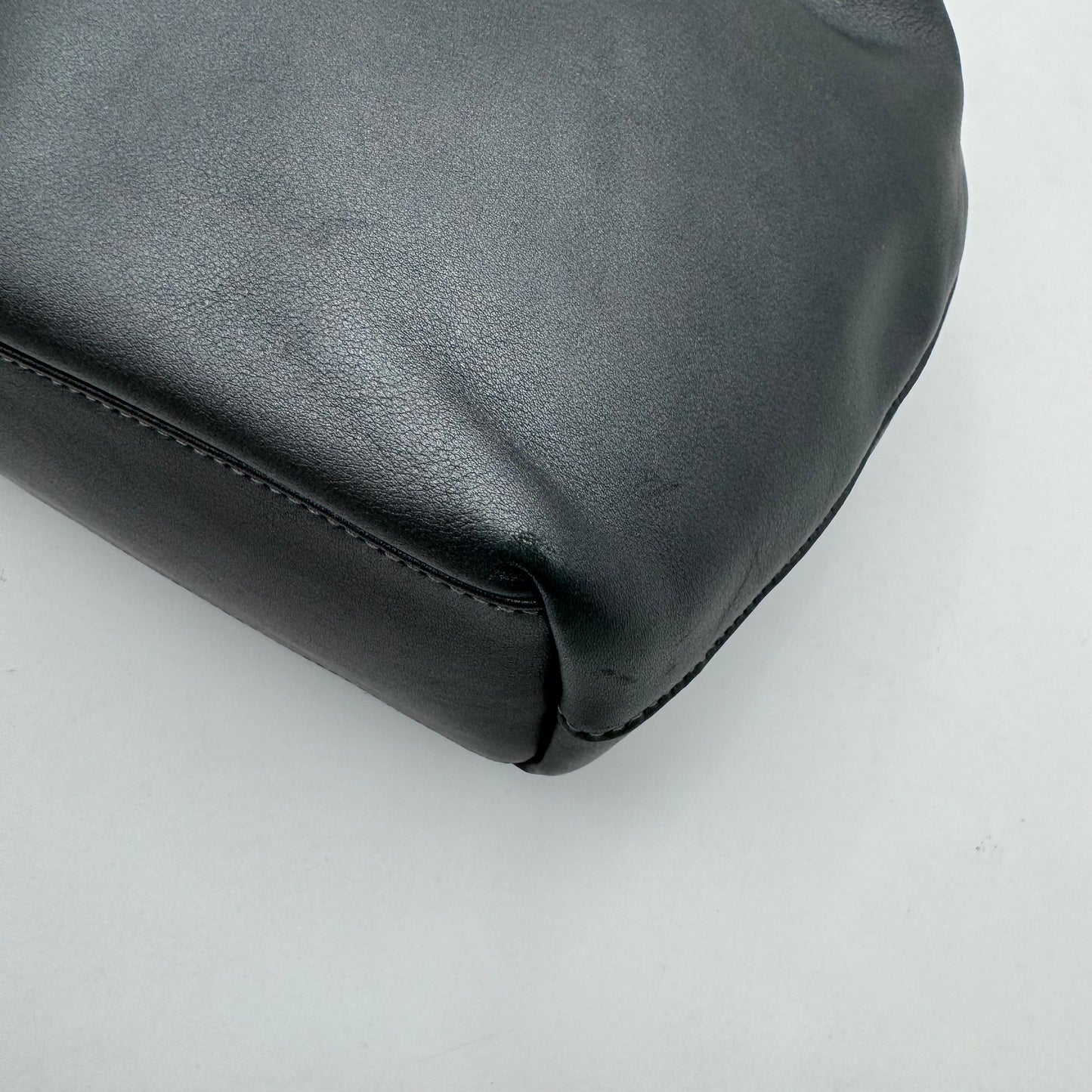 Christian Dior Gray Leather Malice Pearl Handbag