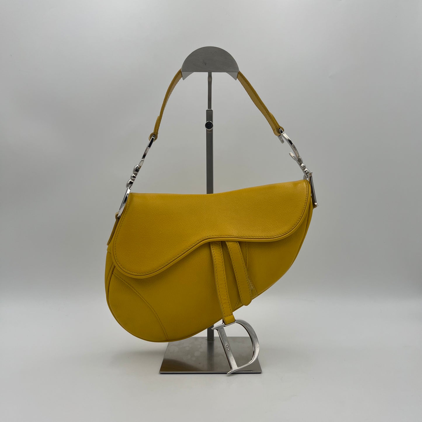 Christian Dior Yellow Leather Saddle SHW