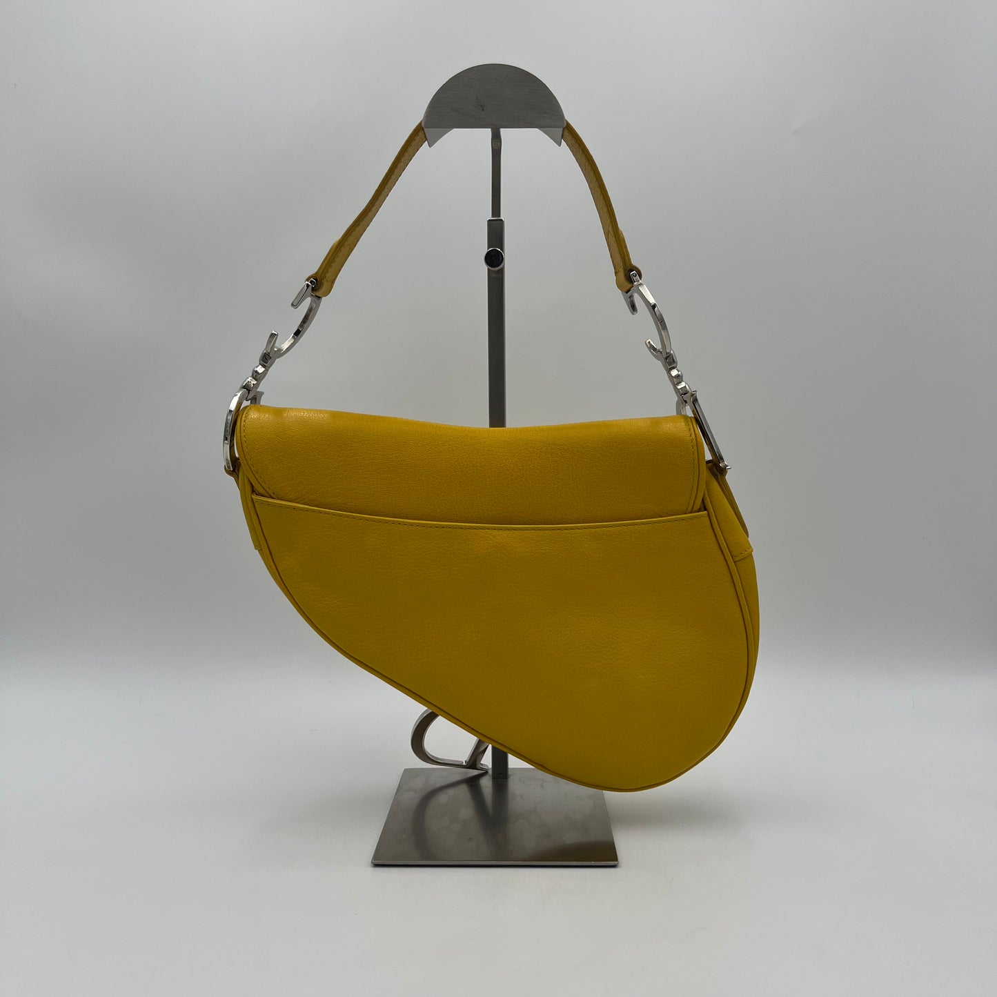 Christian Dior Yellow Leather Saddle SHW