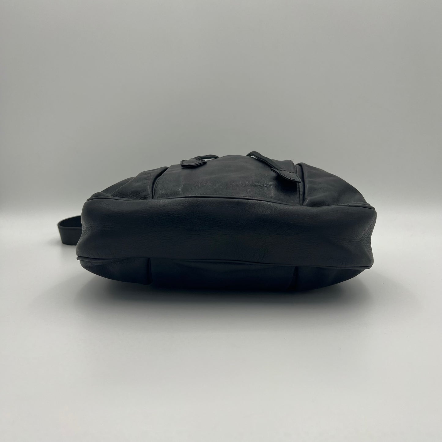 Celine Paris Black Leather Bucket Sling Bag