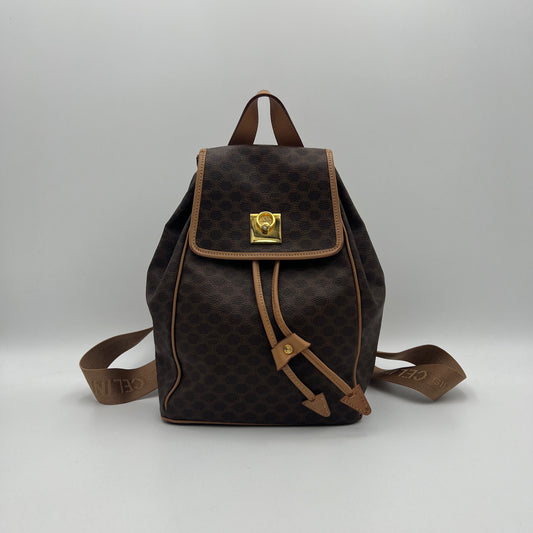 Celine Paris Macadam Flap Backpack (M15/2)
