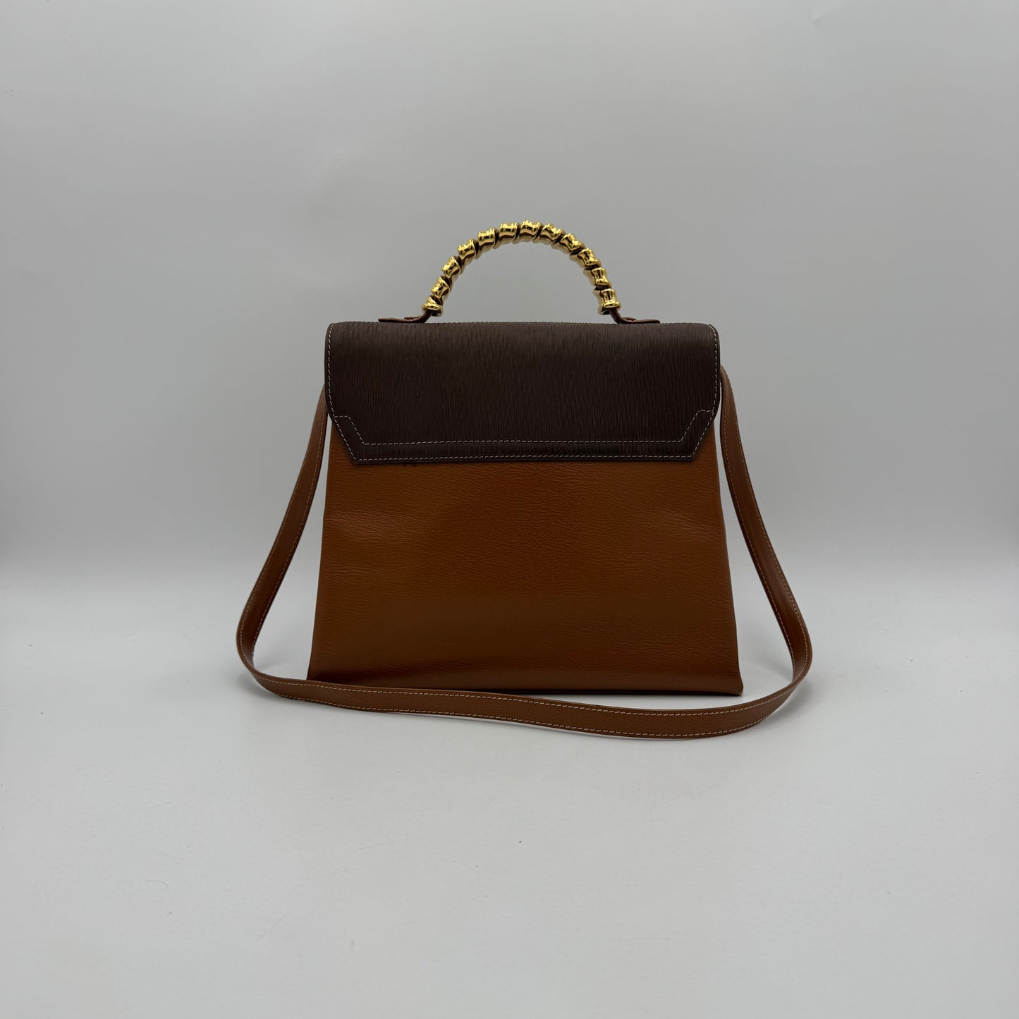 Loewe Brown Velasquez Twist Top Handle Two-Way Bag