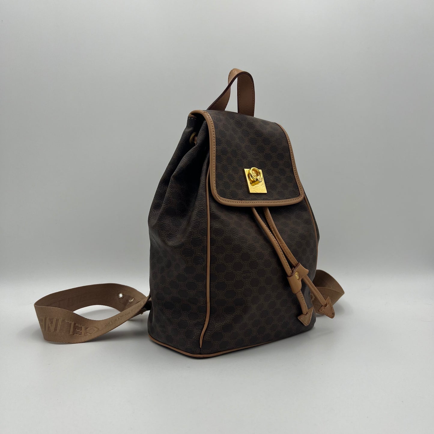 Celine Paris Macadam Flap Backpack (M15/2)