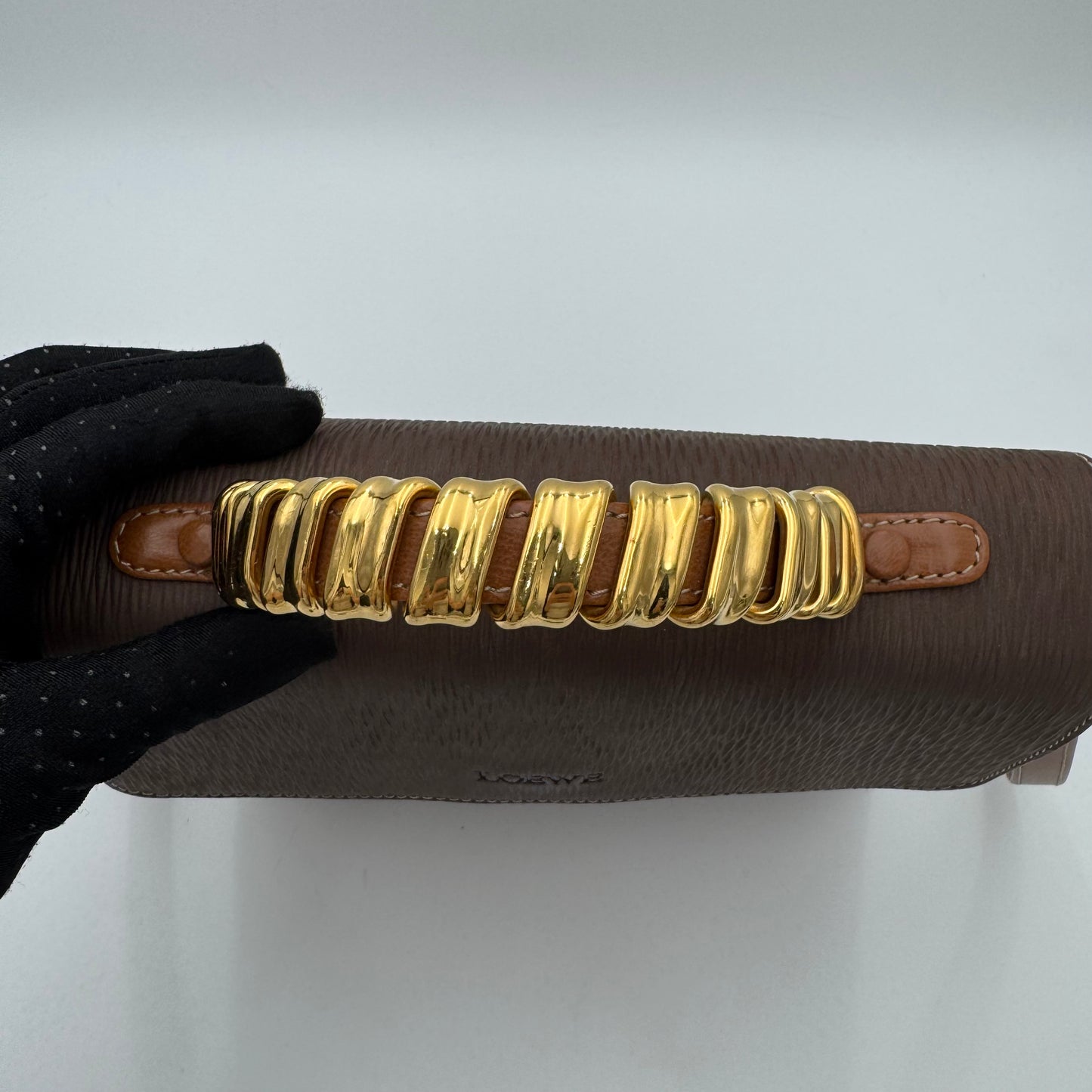 Loewe Brown Velasquez Twist Top Handle Two-Way Bag