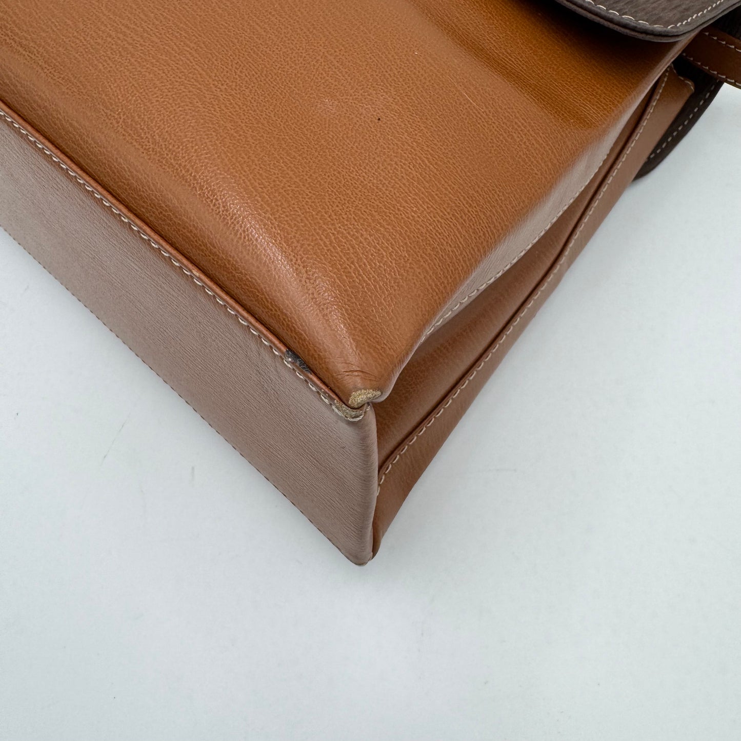 Loewe Brown Velasquez Twist Top Handle Two-Way Bag