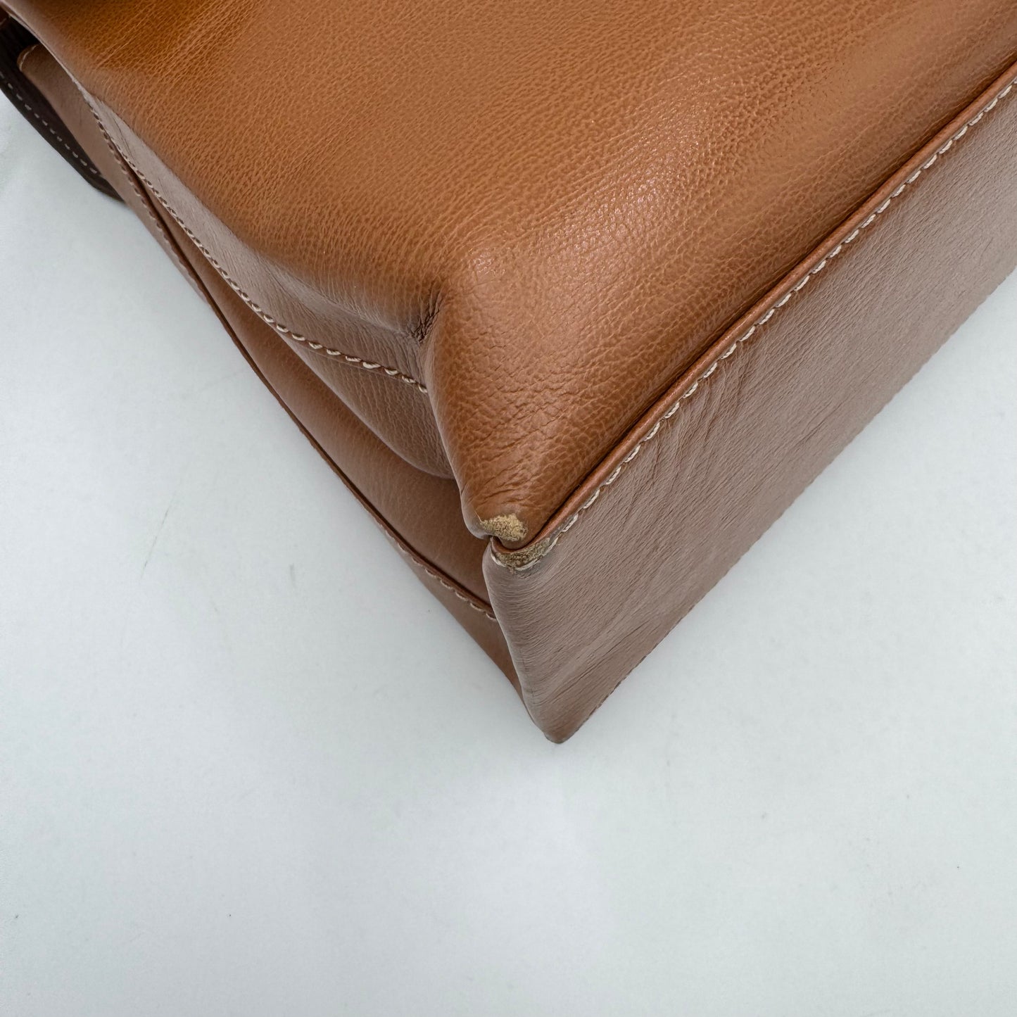 Loewe Brown Velasquez Twist Top Handle Two-Way Bag