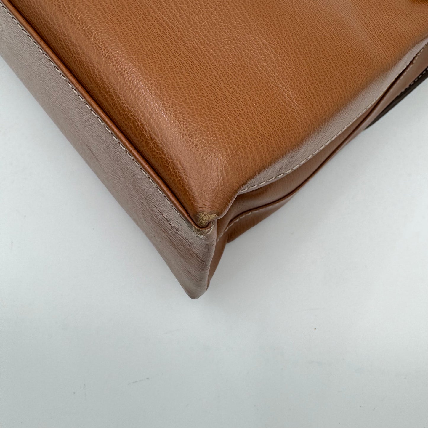 Loewe Brown Velasquez Twist Top Handle Two-Way Bag