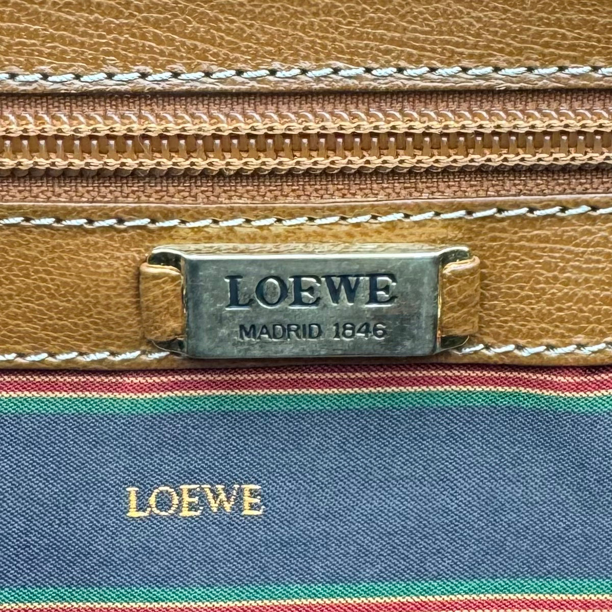 Loewe Brown Velasquez Twist Top Handle Two-Way Bag