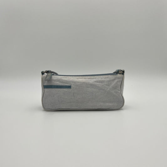 Prada Sports Blue Canvas Pochette