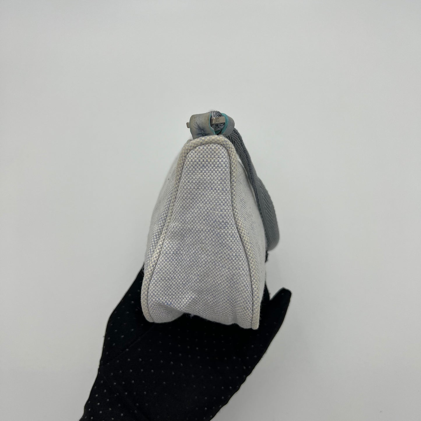 Prada Sports Blue Canvas Pochette