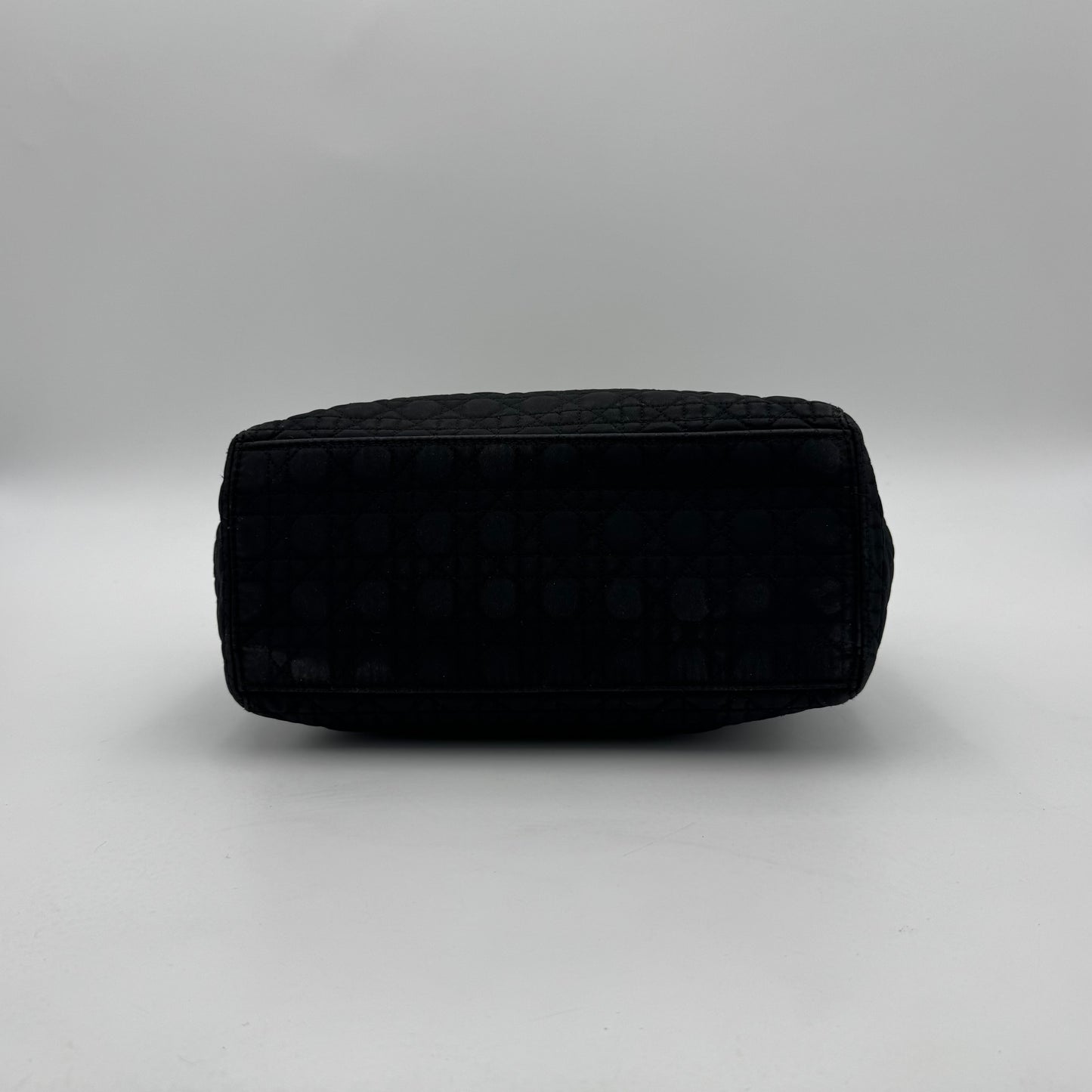 Christian Dior Black Nylon Cannage Lady Dior GHW
