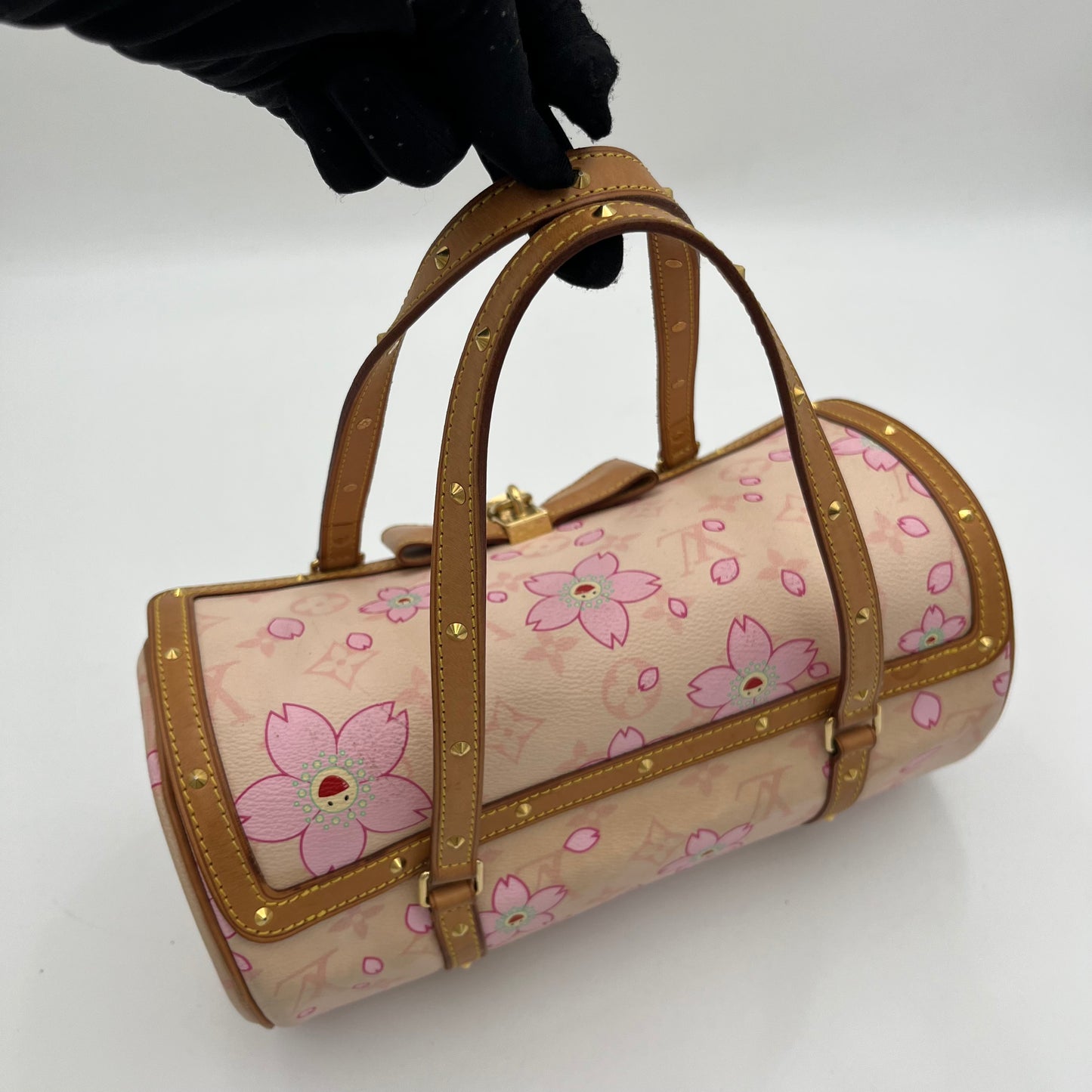 LV Takashi Murakami Pink Cherry Blossom Papillon