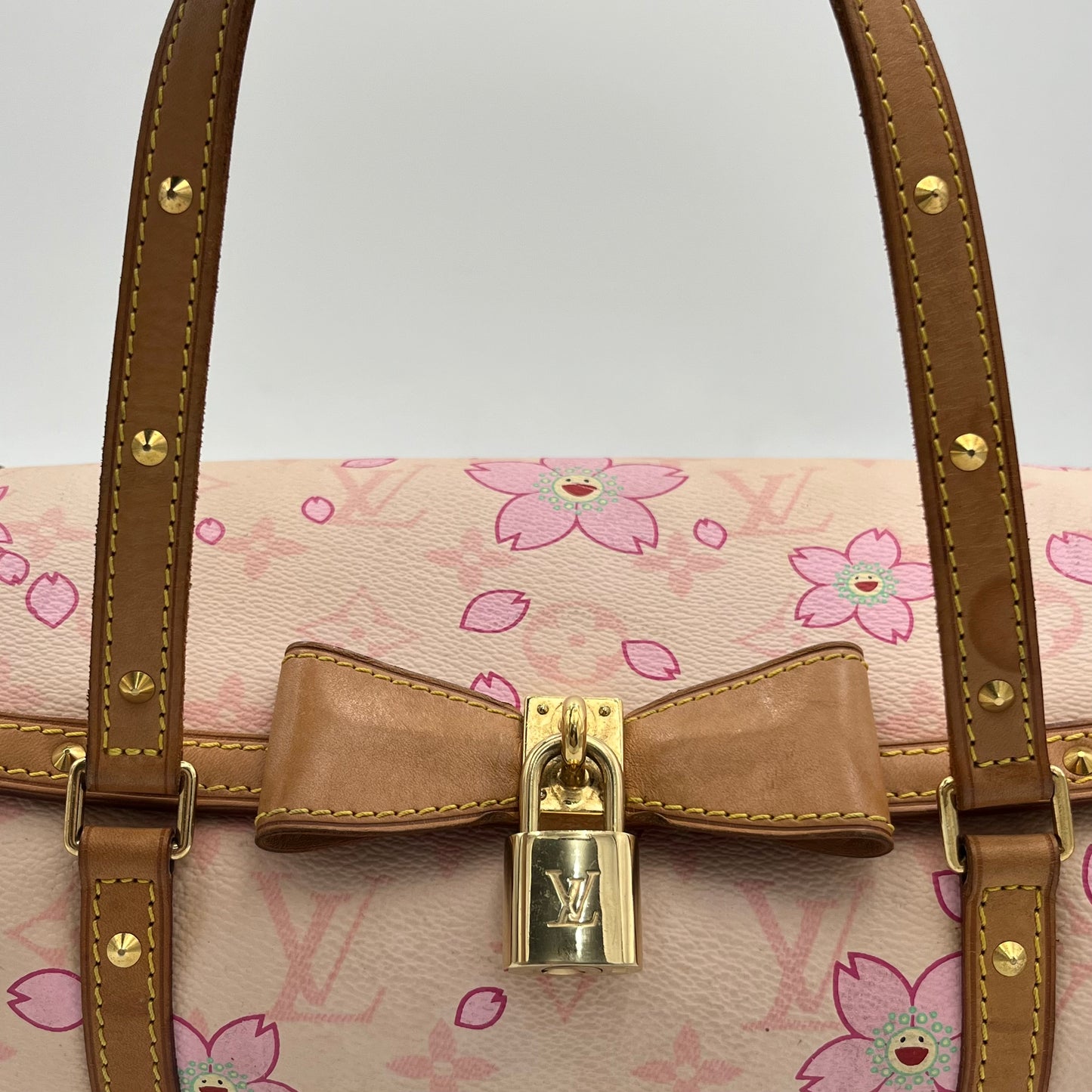 LV Takashi Murakami Pink Cherry Blossom Papillon