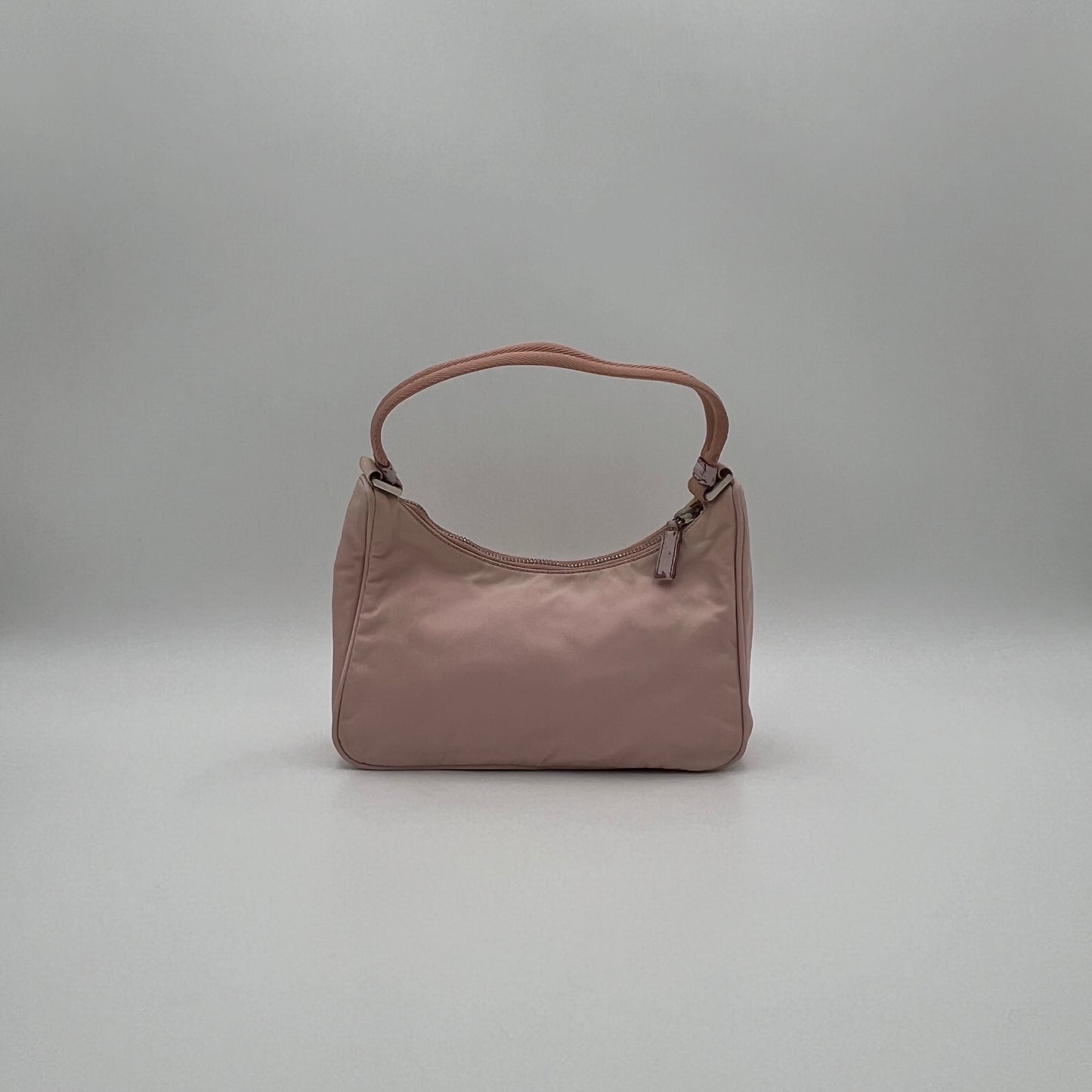 Prada Alabaster Pink Nylon Re-Edition 2000 Mini Hobo Bag