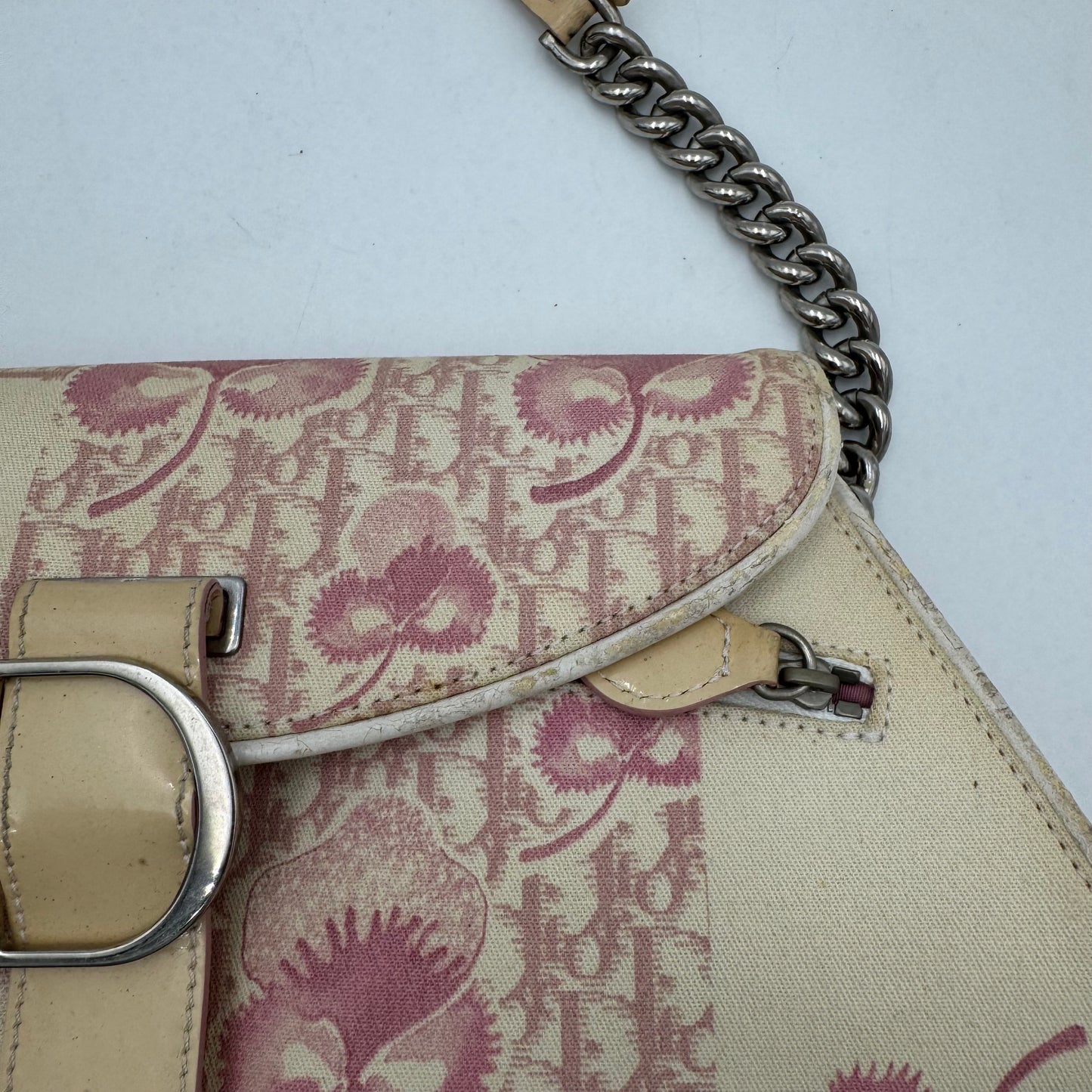 Christian Dior by John Galliano Pink Cherry Blossom Girly Baguette