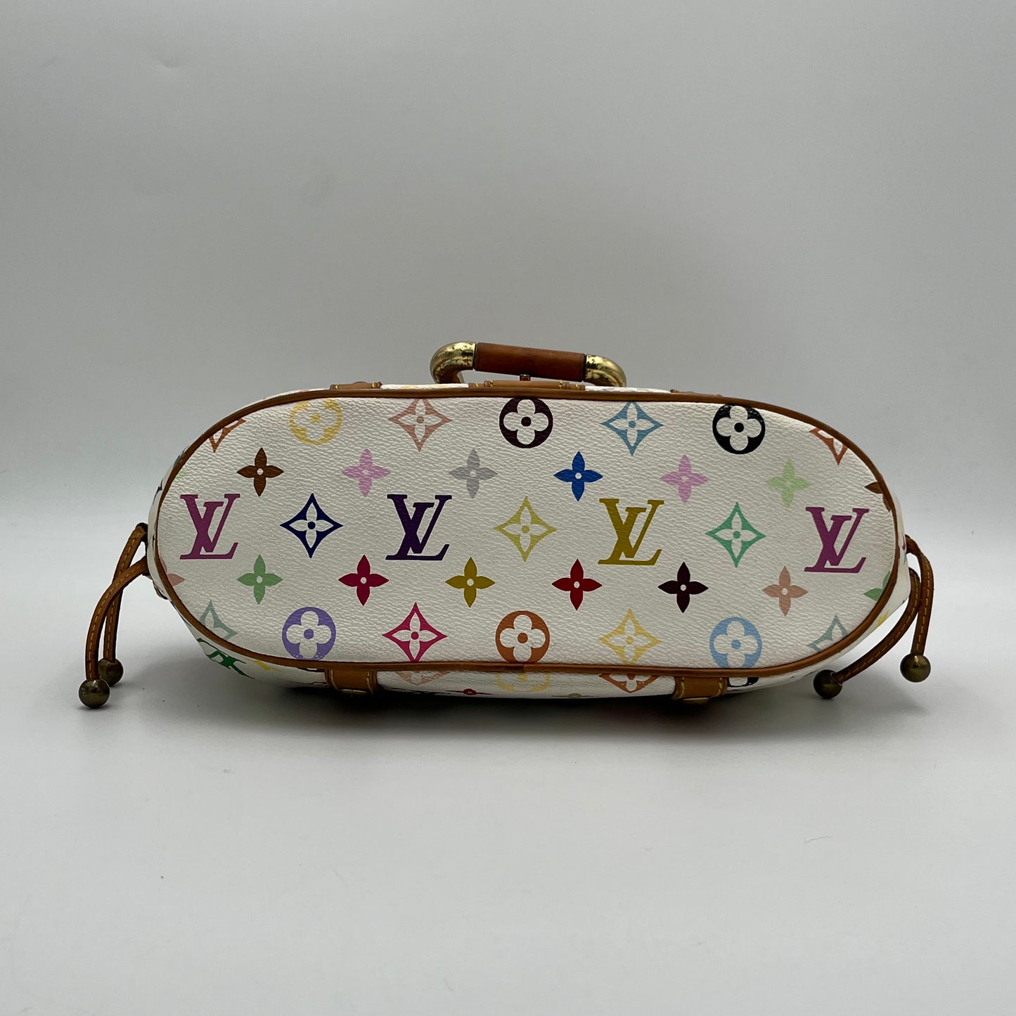 LV White Multicolor Theda PM